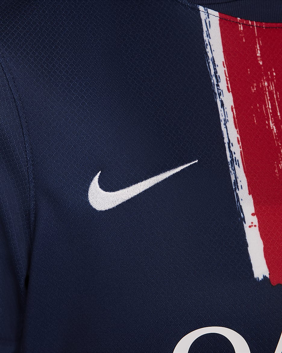 Jersey de futbol Nike Dri FIT Replica del Paris Saint Germain local 2024 Stadium para mujer